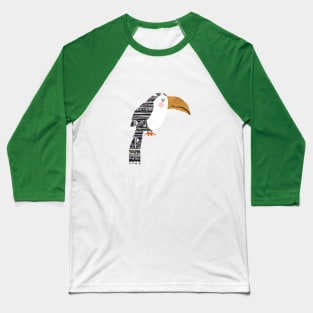Cute Tucan Collage Baseball T-Shirt